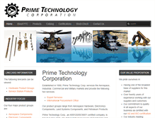 Tablet Screenshot of primetechnology.us